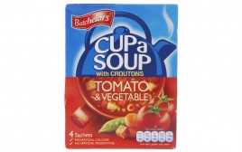 Batchelors Cup a Soup with Croutons Tomato & Vegetable  Box  104 grams